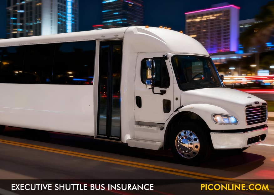 Houston Executive Shuttle Bus Insurance Coverage