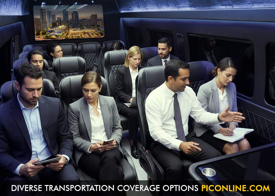 Trasportation Bus Charter & Shuttle Fleet Insurance Coverage Service