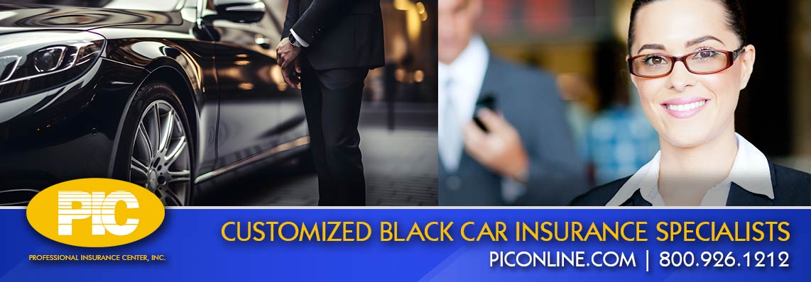 Customized Black Car Transportation Insurance Services by PIC