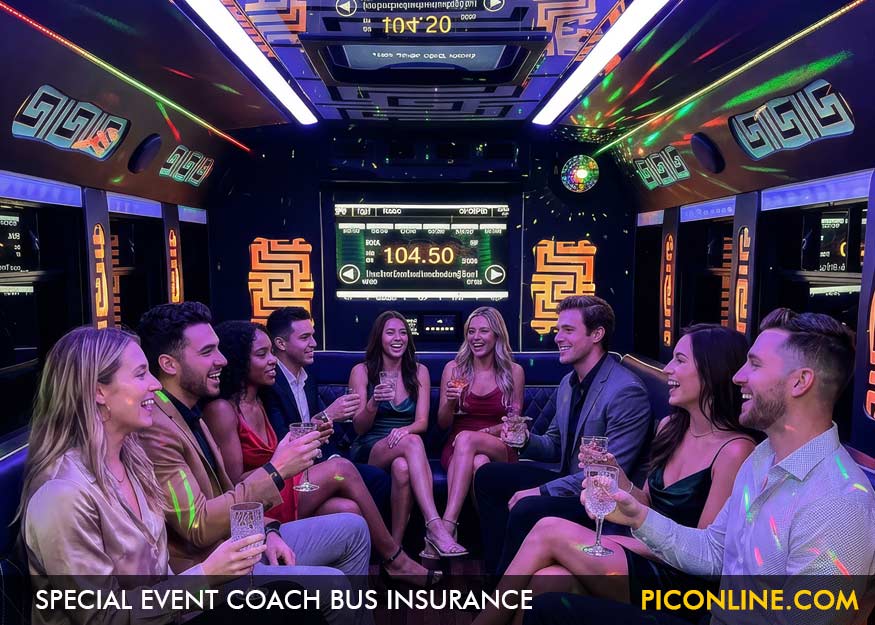 Tennessee Party Bus Shuttle Minibus Insurnace Services